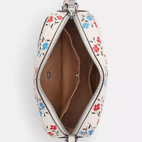 NWT Coach Mini Jamie Camera Bag white With Floral Print - Picture 5 of 10